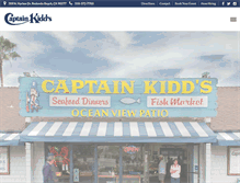 Tablet Screenshot of captainkidds.com